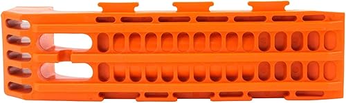 Miniatura 8 de Mytee Products Patines de neumáticos entrelazados para camión de grúa, camión de auxilio, transportador de vuelco, color naranja (juego de 4 piezas)