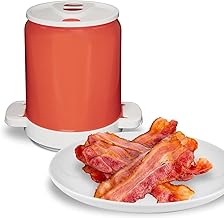 TINGJUNN Microwave Cooker, Microwave Tray, Reduce Fat by up to 35% for a Healthy Breakfast, Make Crispy in Minutes for Healthier, crispier