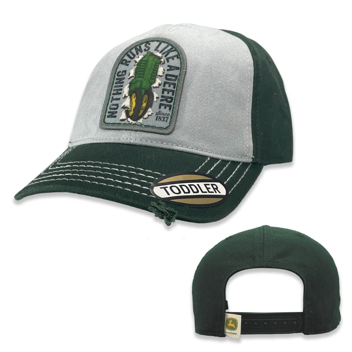 Gorra de niño pequeño John Deere cómoda para proteger del sol en el parque 2