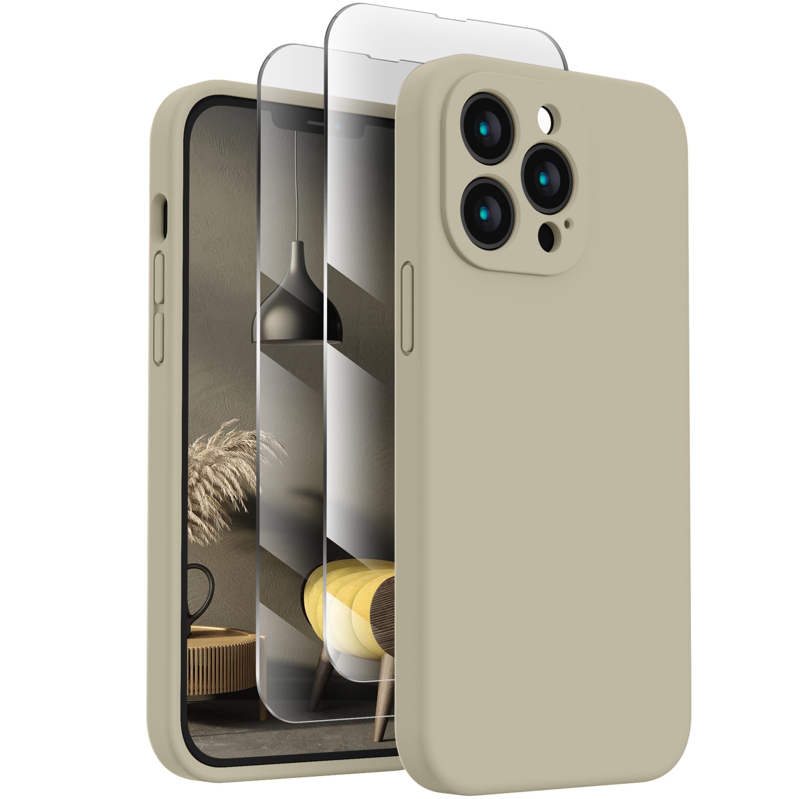FireNova Designed for iPhone 13 Pro Case, 6.1", Khaki