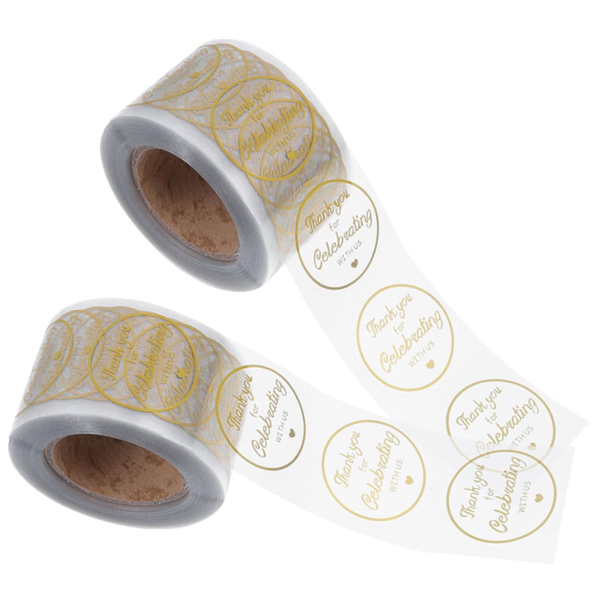 VILLCASE 10rollen Runde Dankeschön Aufkleber Mit Goldfolie Selbstklebend Für Geschenkverpackungen Und Bestellungen Dekorative Box Mit Dankestematik