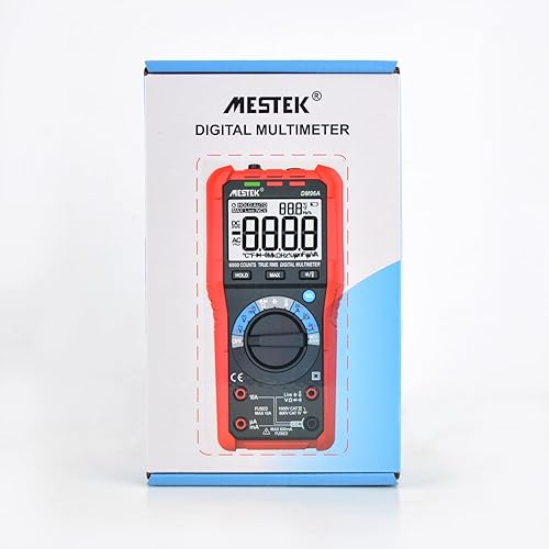 Miniatura 10 de MESTEK Probador de voltaje de multímetro digital Voltímetro TRMS 6000 cuentas de rango automático Ohm Volt Amp Meter Medición de voltaje CACC