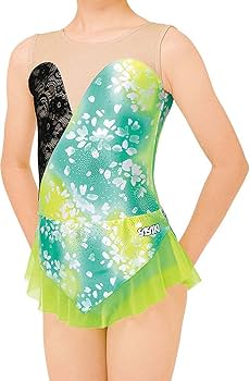 新体操レオタード　ササキ SP7181G_LMY_front_1200x1200.