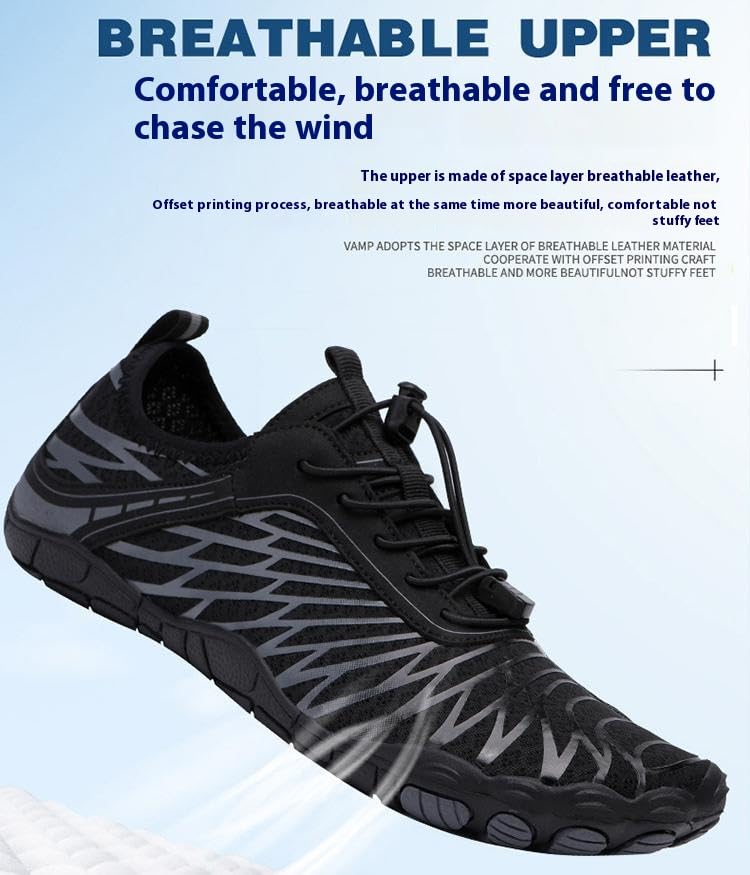 Grounding Shoes with Copper, Grounded Barefoot Footwear Hike Shoes for Womens Mens Outdoor Waterproof Non-Slip (8305Black, Adult, Women, 15, Numeric, US Footwear Size System, Medium)