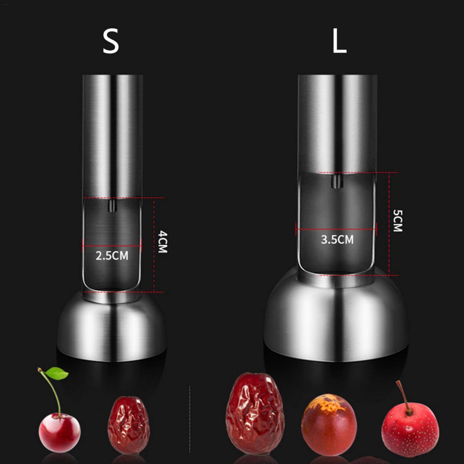 Kirschentkerner Mit Buchenholzgriff - Edelstahl Entsteiner Made In Germany