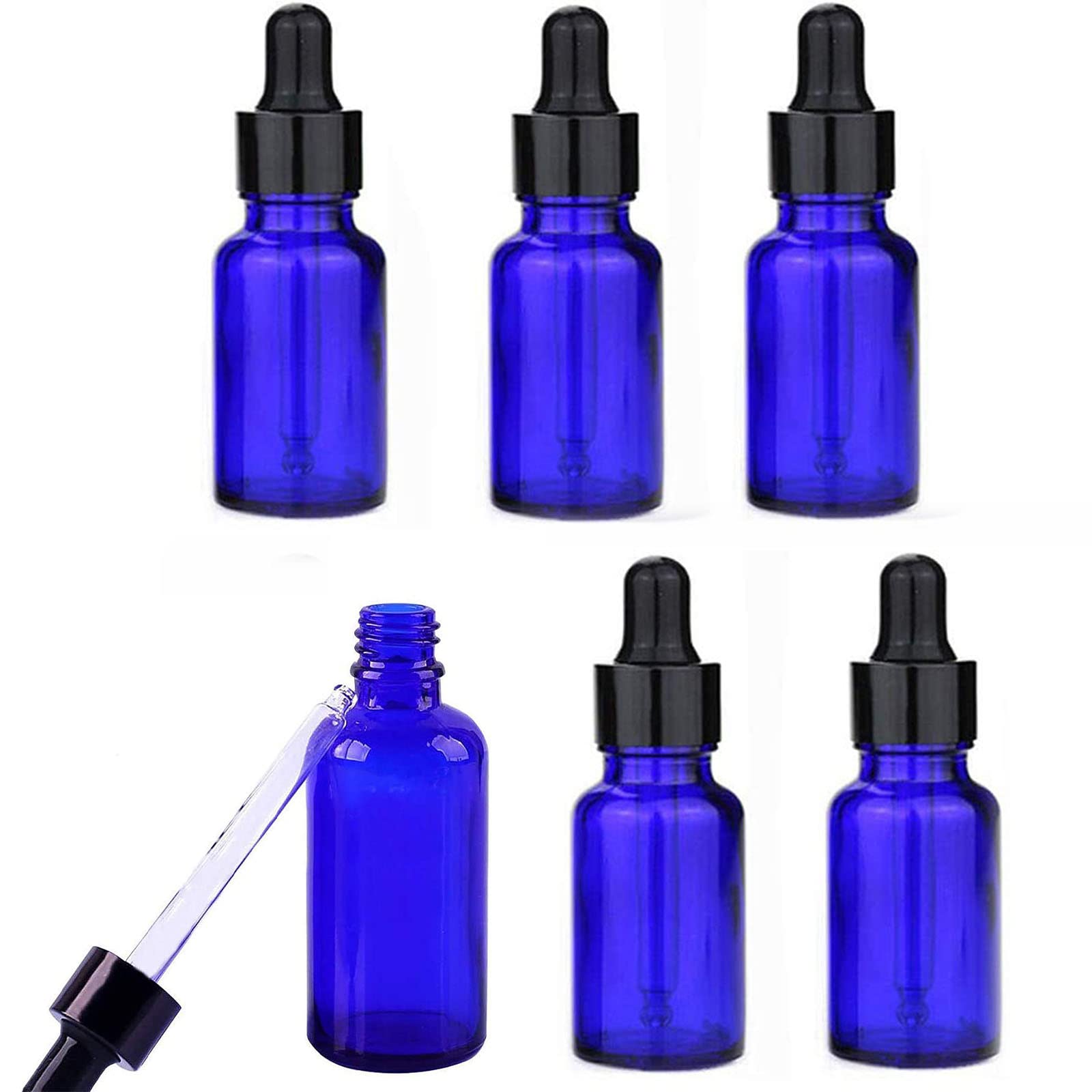 Amazon.co.jp: スポイト遮光瓶 小分け用 20ml アロマオイル ス 