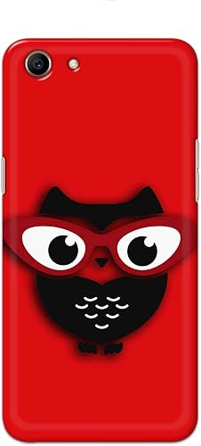 Owl with Spects Candy Background Designer Case for Oppo A83 Back Cover