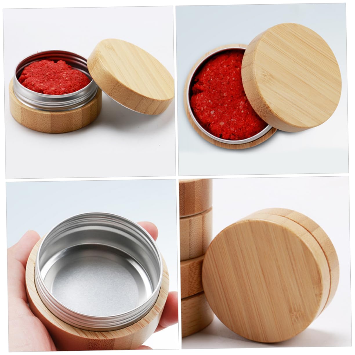 Amazon | Toddmomy 多機能餌箱 ポータブル屋外用ミミズボックス 竹製