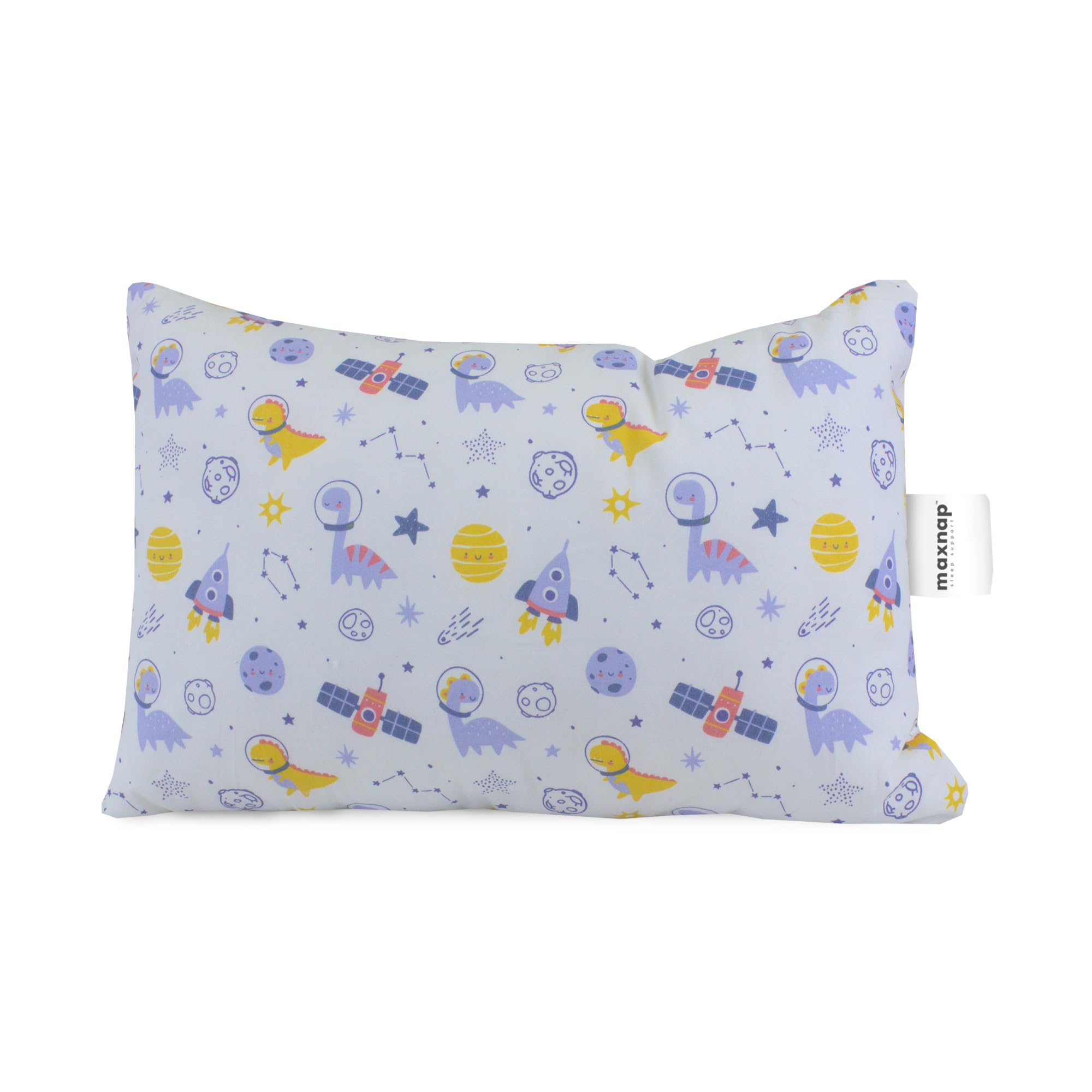 MAXNAP Kids Comfort Pillow 12x18 inches (30 x 46 cm), White Colour