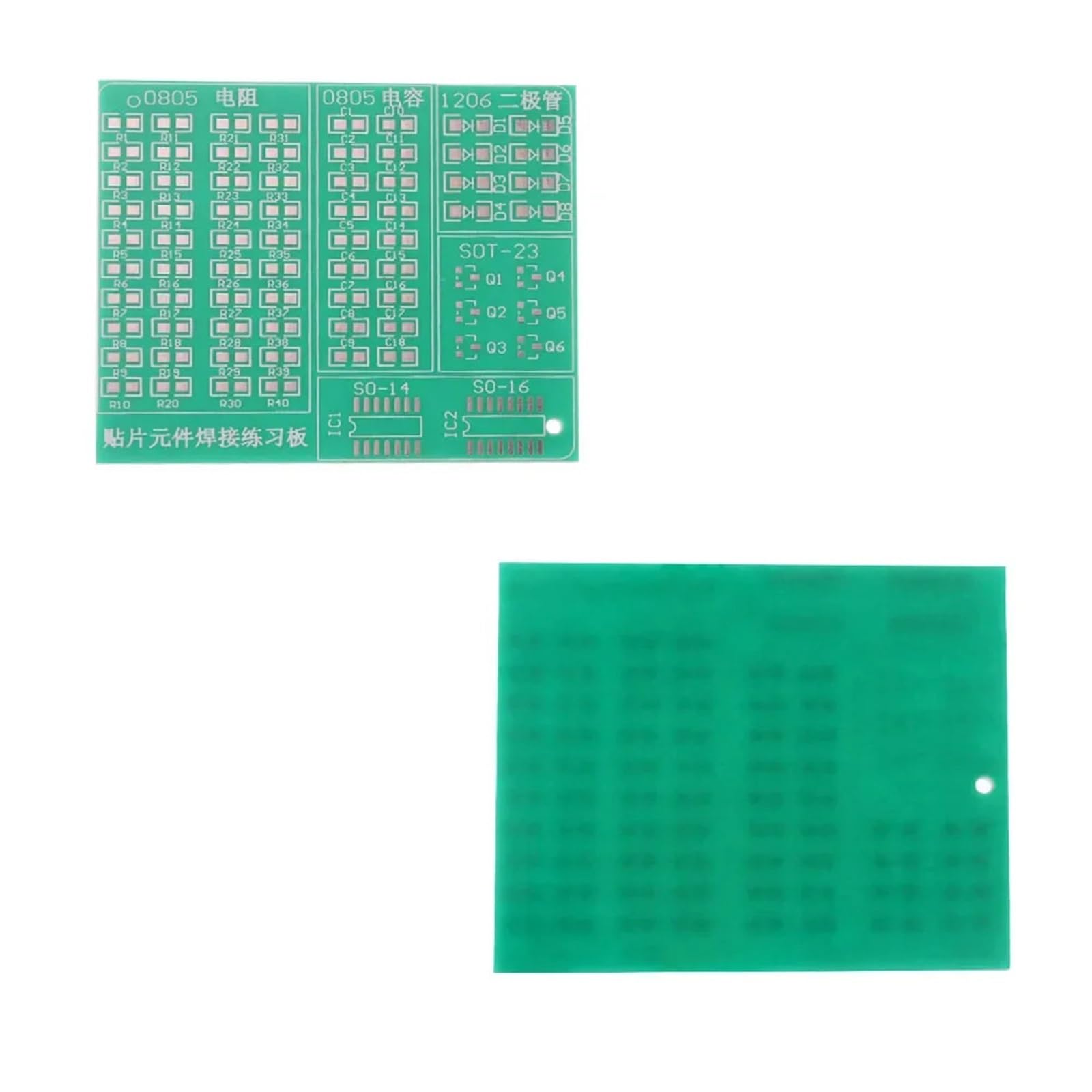 Placa PCB SMD de una sola cara 50x60mm para prototipos SOT23 y componentes 0805