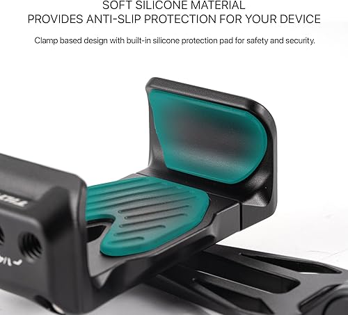 Miniatura 6 de Tilta Soporte de montaje giratorio para teléfono  Construcción de aluminio  Adaptador de teléfono Pro con zapata fría y tornillo de 14 pulgadas