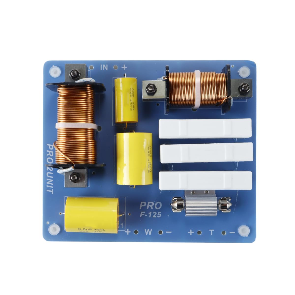Ausi Filtre 2 voies F125 pour enceintes professionnelles, basses élevées, pour enceintes 10/12/15 pouces, pour extérieur, scène, conférence