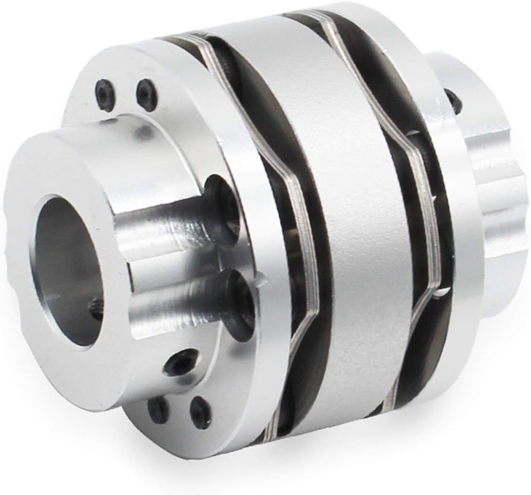 DOLUNTO Couplings Coupler for Motor Shaft Diaphragm Couplings D39 D45 L50 Set Screw Disc Flexible Coupler (Inner Diameter : LEG2 D D45L50)