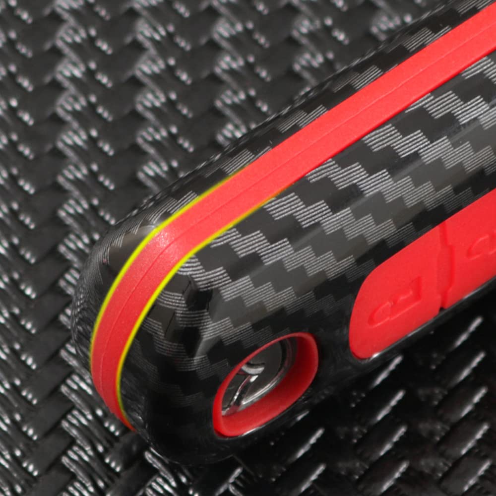 Cover Chiave Auto Mazda In TPU Morbido - Rosso, Compatibile Con Mazda 2/3/5/6/CX-3/CX-5/MX5, 2-4 Tasti