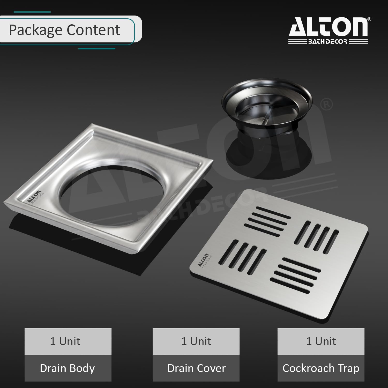 Alton SS-304 Bathroom Grating - Pest Control -4
