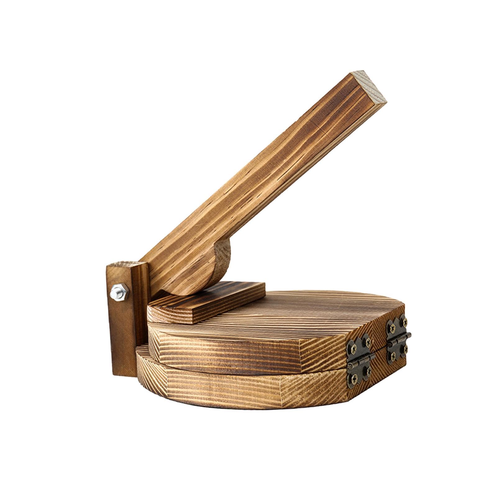 Tortilla Press for Corn and Dumpling Wrappers, Tool for Making Pies, Round