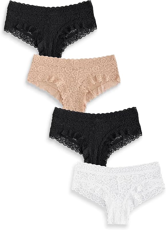 Victoria's Secret Lacie Cheeky bombacha para mujer, paquete de ropa interior