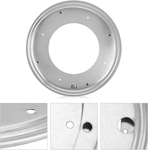 Miniatura 5 de V BESTLIFE Placa giratoria redonda de 12 rodamientos para mesa giratoria Lazy Susan, organizador de gabinete de cocina para mesa de exhibición de