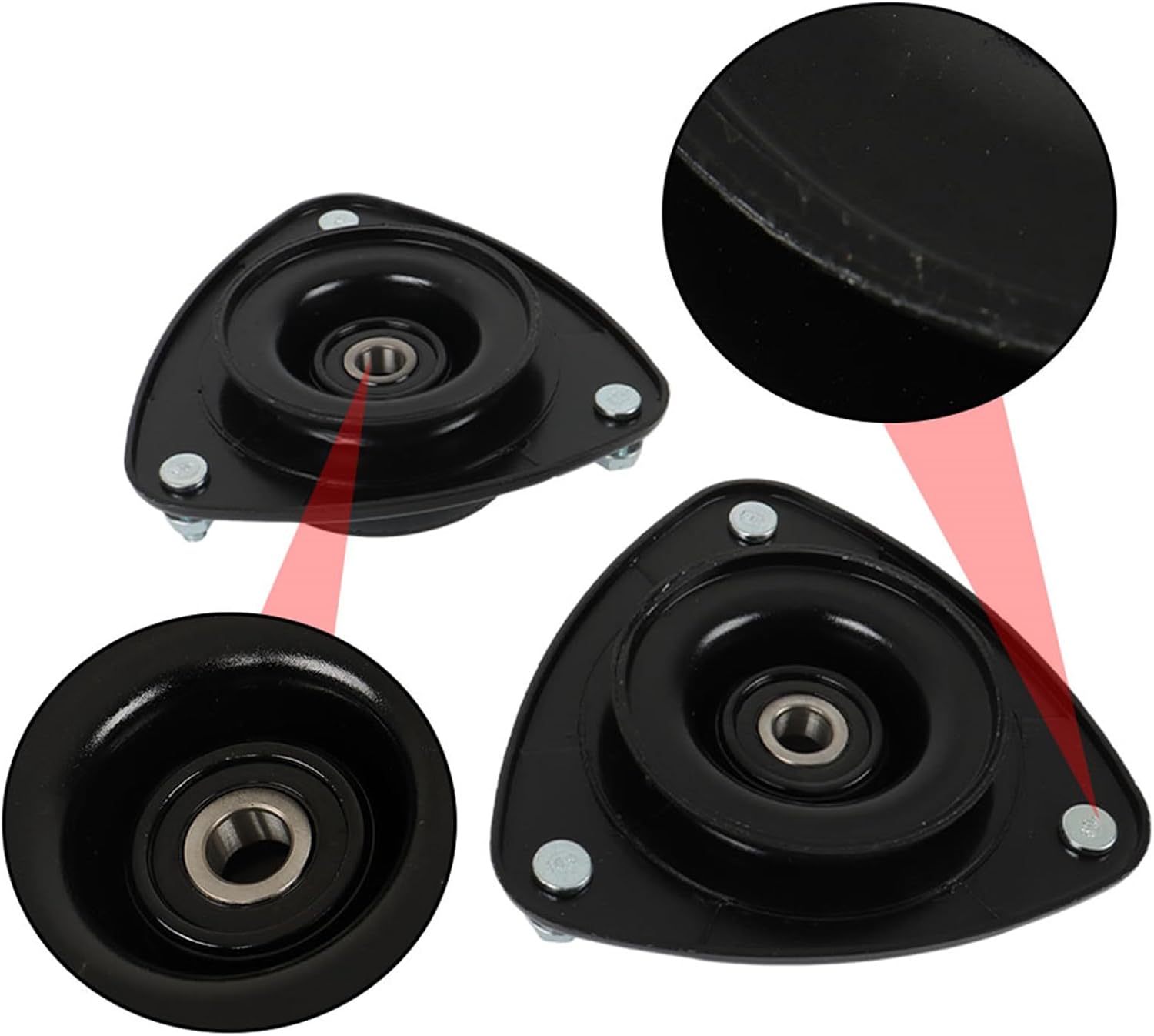 LABLT 2Pcs Front Upper Strut Mount Kit Replacement for Crosstrek Forester Impreza Legacy Outback WRX 2006-2020