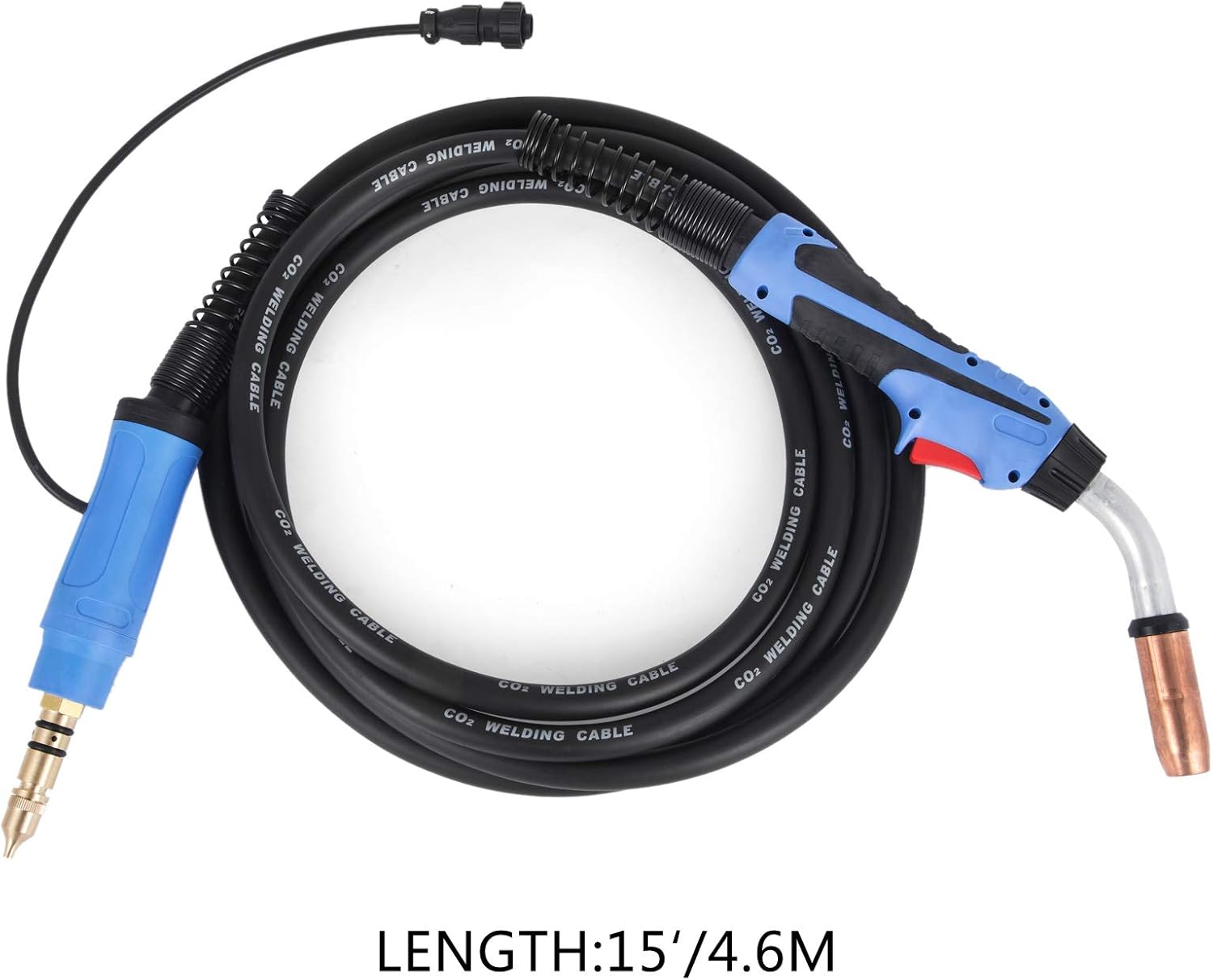 Hоt Dеаlѕ Happybuy 250Amp 15Ft Mig Welding Gun fit for Miller Welding Gun Torch Welder Gun M-25 Welding Torch Stinger Replacement fit for Miller M-25 Part Number 169598 fit 0.030-0.035 Wire