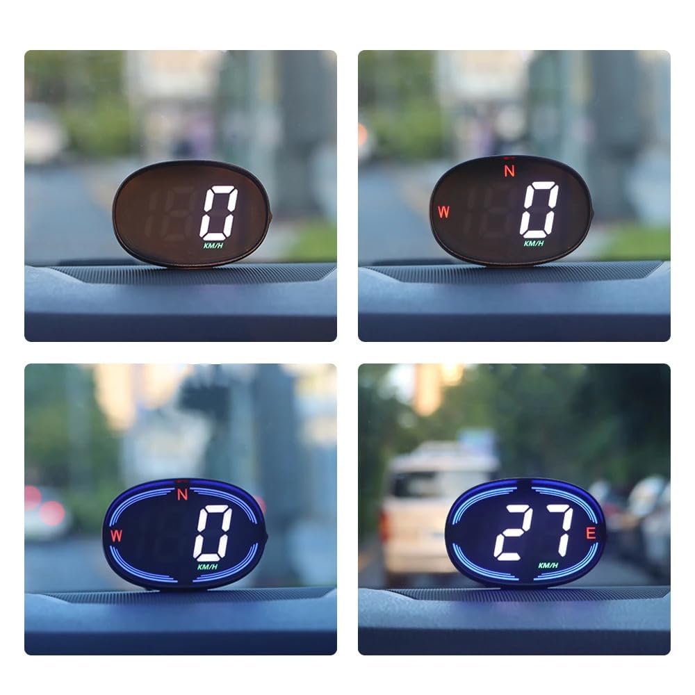 2023 HD Auto Head Up Display HUD Windshield Projector GPS-systeem voor alle auto's Snelheidsmeter Auto-elektronica Accessoires Snelheid KM/H kopen vanaf een prijs van 5.34