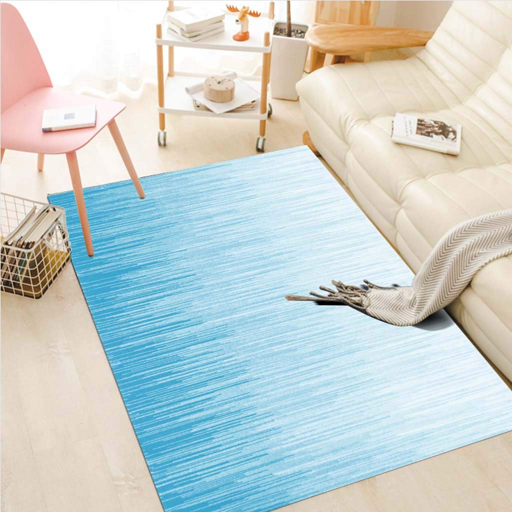 Tapis de salon moderne géométrique 200x300 cm épuré pour grand séjour