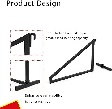 2-Pack Heavy Duty Shipping Container Shelf Brackets