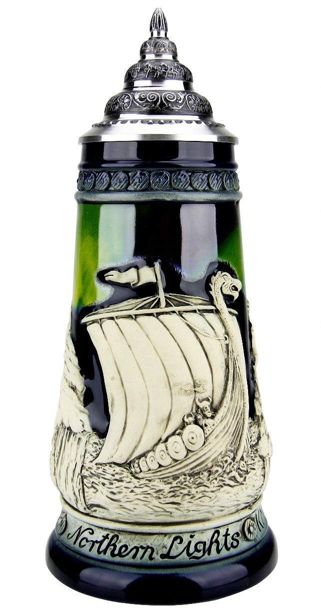 KING Boccale da Birra tedesco luci polari0,5 litri