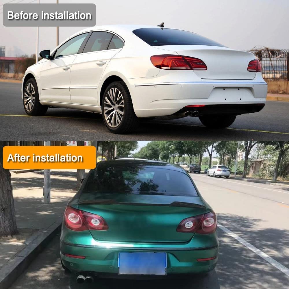 Aileron Coffre Arrière Pour VW Passat CC R36 Rline 2013 – Noir Brillant – Style Sportif, Facile à Installer - 7