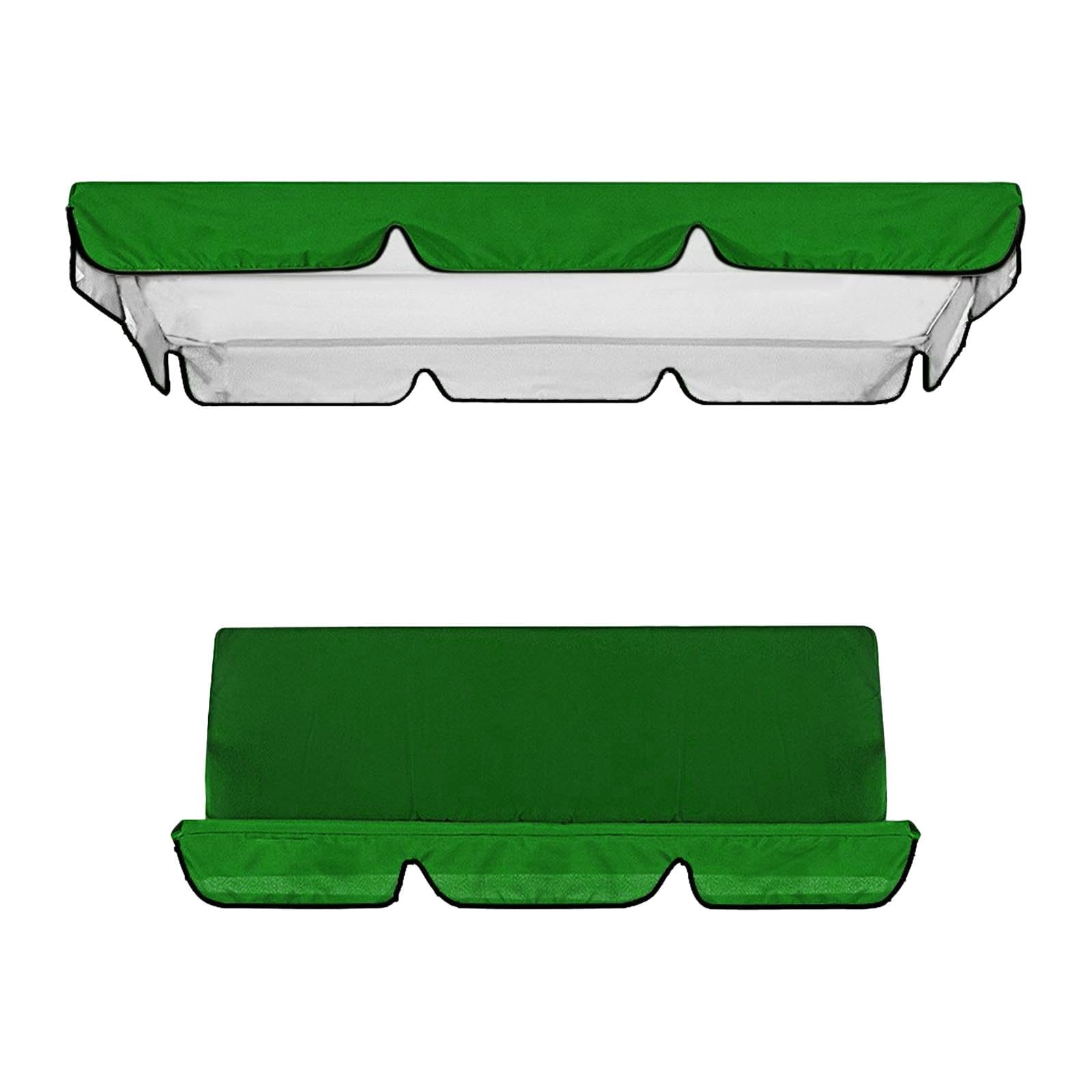 LOOM TREE® Patio Swing Canopy Durable Swing Seat Top Cover for Outdoor Porch Seat Swing Dark Green | Home & Garden | Yard, Garden & Outdoor Living | Patio & Garden Furniture | Chairs-image-9