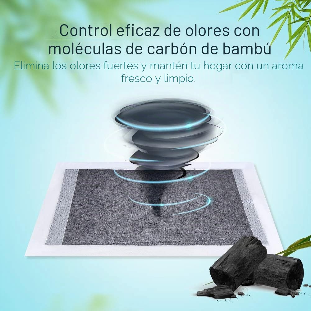 Dono Pañales Almohadillas de Entrenamiento para Mascotas Absorbente, para Inodoro, 4 Tamaños (S-100 Count)