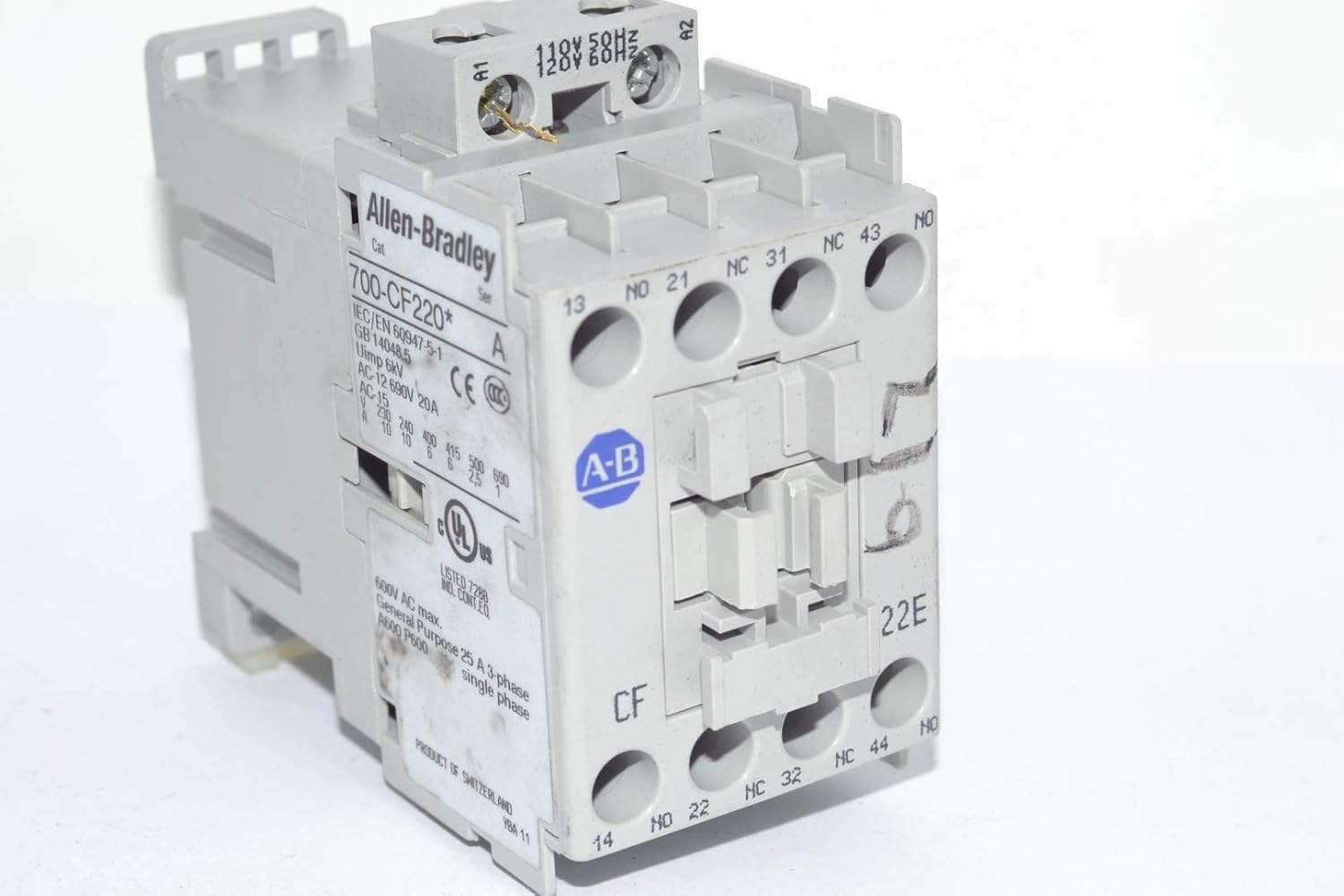 Allen Bradley 700-Cf220D 700Cf220D Contactor