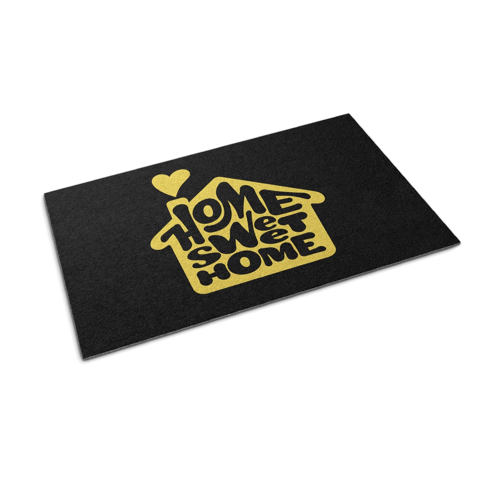 Tapis de sol antifatigue Tulup 150x100cm paillasson intérieur maison résistant avec inscription