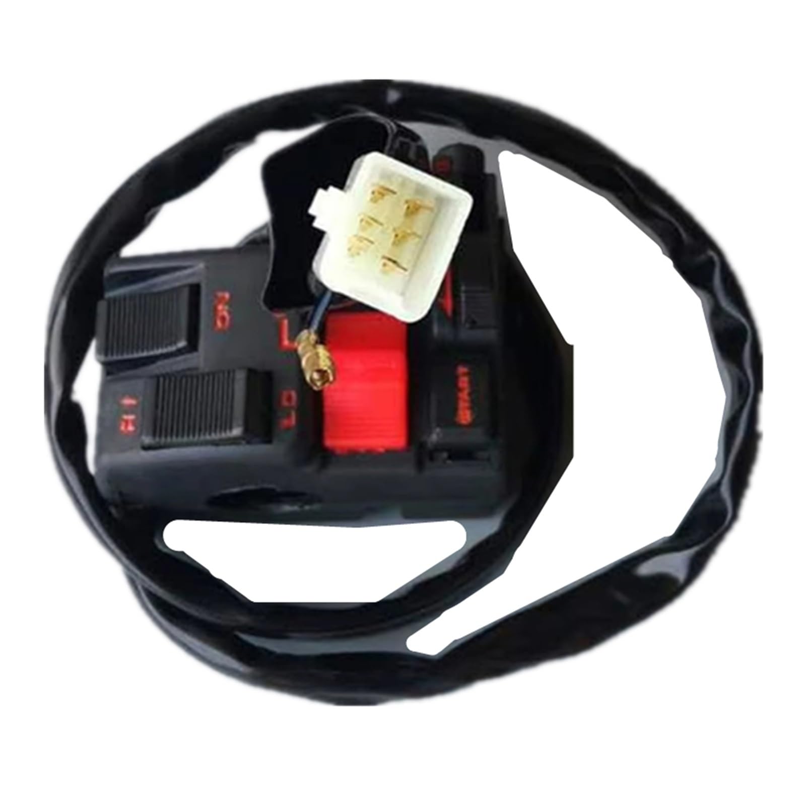 Interrupteur moto Big Red pour commande starter et phare ATC 250 ES