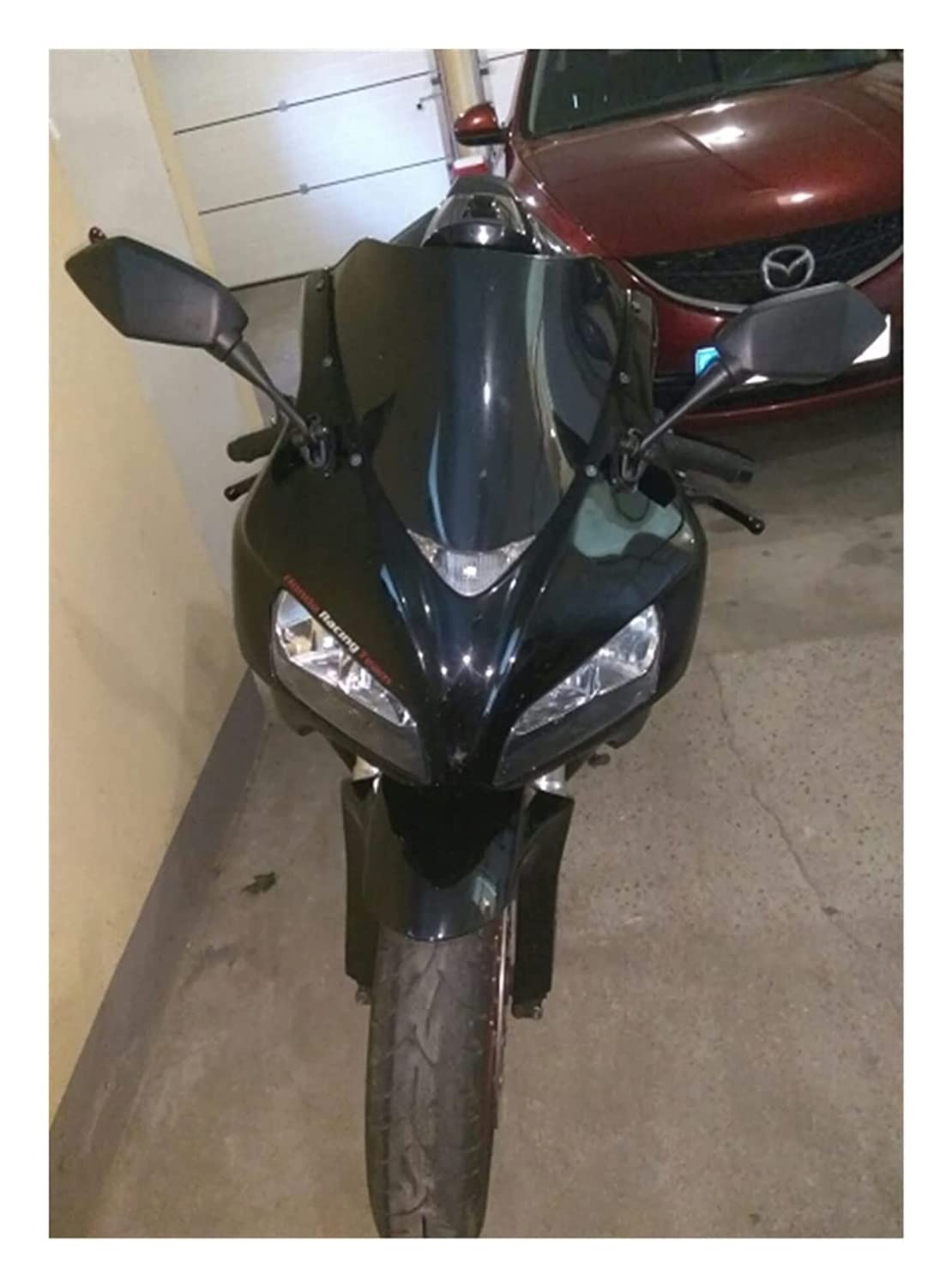Retrovisore Per B&MW Universal tutti i modelli Specchietto per moto pieghevole antiurto per motocicletta compatibile con specchietto Specchio All'estremità Manubrio (Colore : Grey)