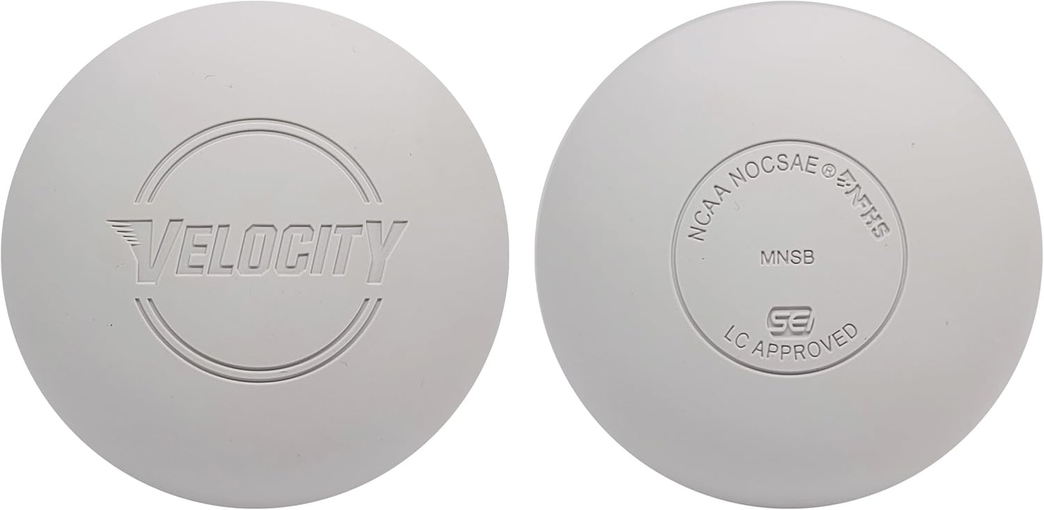 Velocity High School Certified Lacrosse Balls - 60 & 120 Packs - NFHS Approved Game Ball