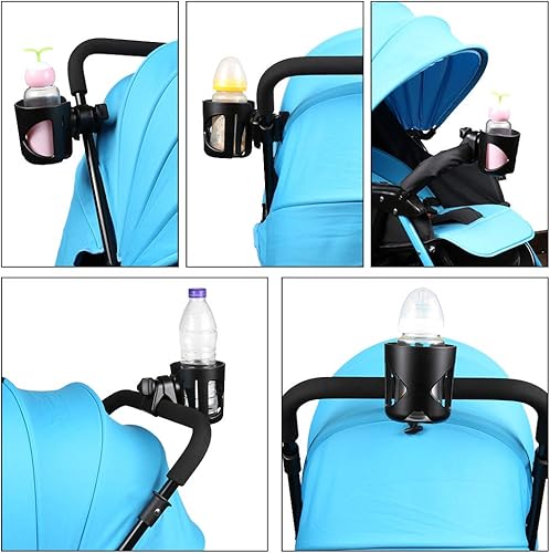 Miniatura 6 de Accmor Portavasos universal para caminar, portavasos para silla de ruedas, soporte giratorio de 360 para silla de ruedas, andador, rodillo, scooter