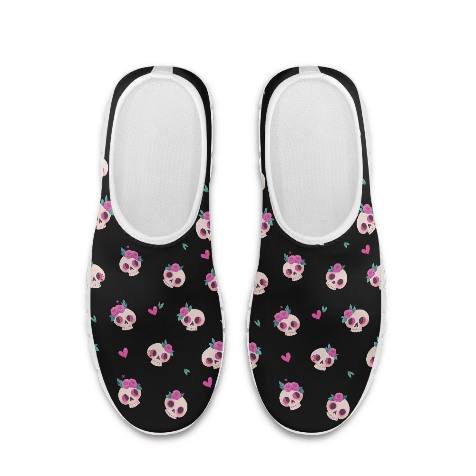 Scarpe da corsa da donna antiscivolo alla moda scarpe da ginnastica traspiranti scarpe da allenamento leggere da palestra mocassini suola bianca