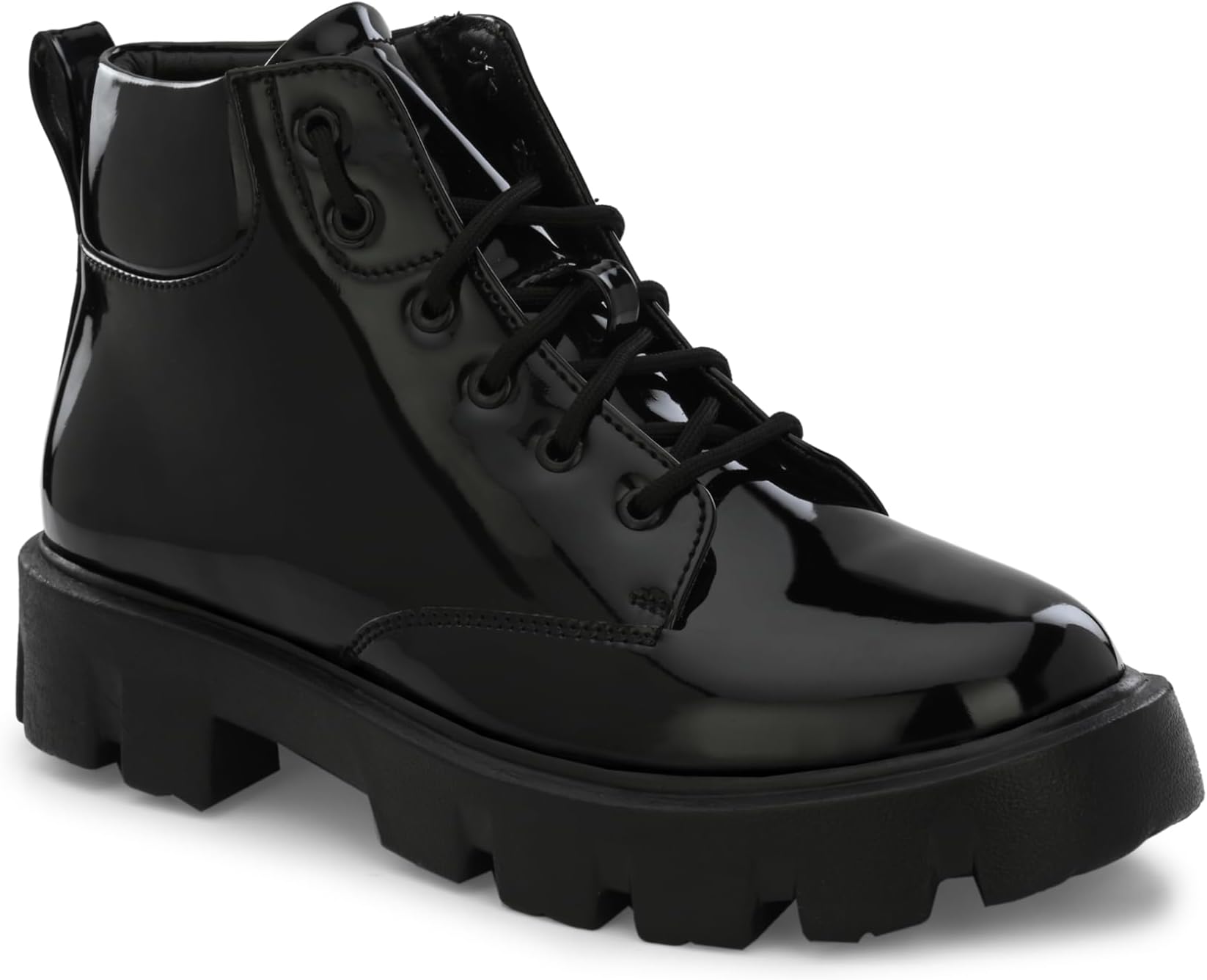 Leo Men's Black Chic and Chunky Comfortable Casual Boots