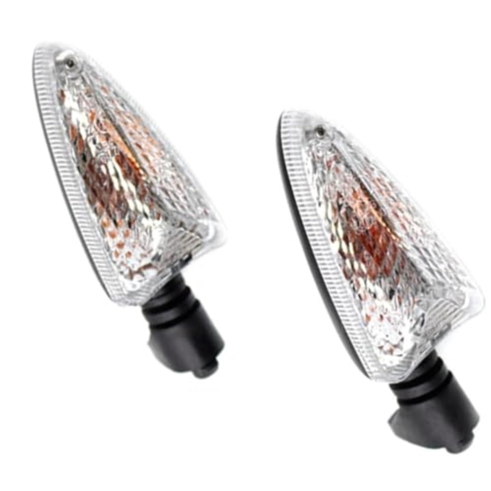 Przednie tylne kierunkowskazy Przedni tylny kierunkowskaz motocykla Migacz, dla Triumph, TIGER 800 1050 Daytona 675 675R 2009-2015 Kierunkowskaz z przodu i tyłu motocykla(BLACK Clear 36mm)