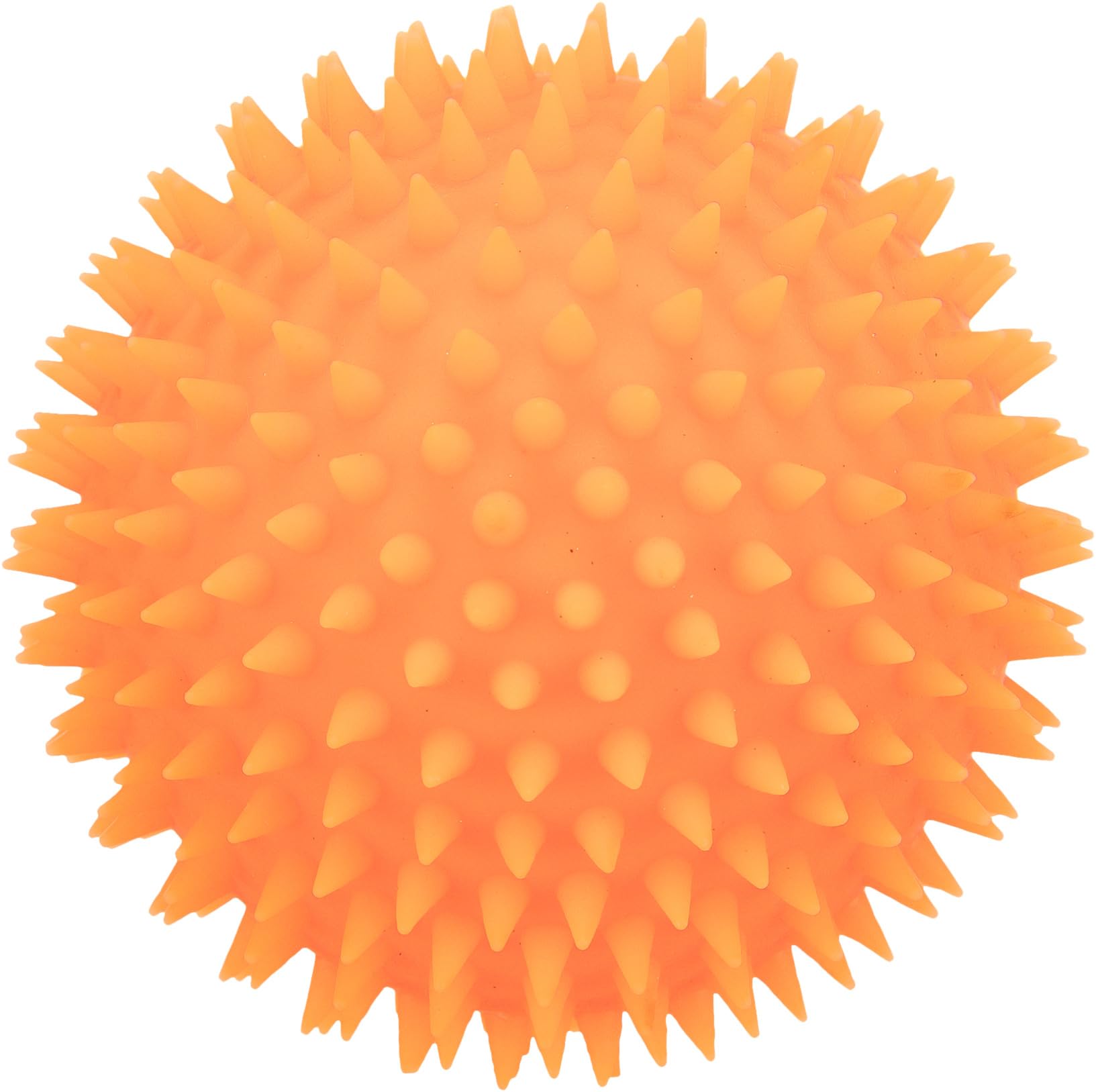 Trixie hedgehog ball, vinyl, ø 7 cm, orange, 3414, dog toy, squeaker