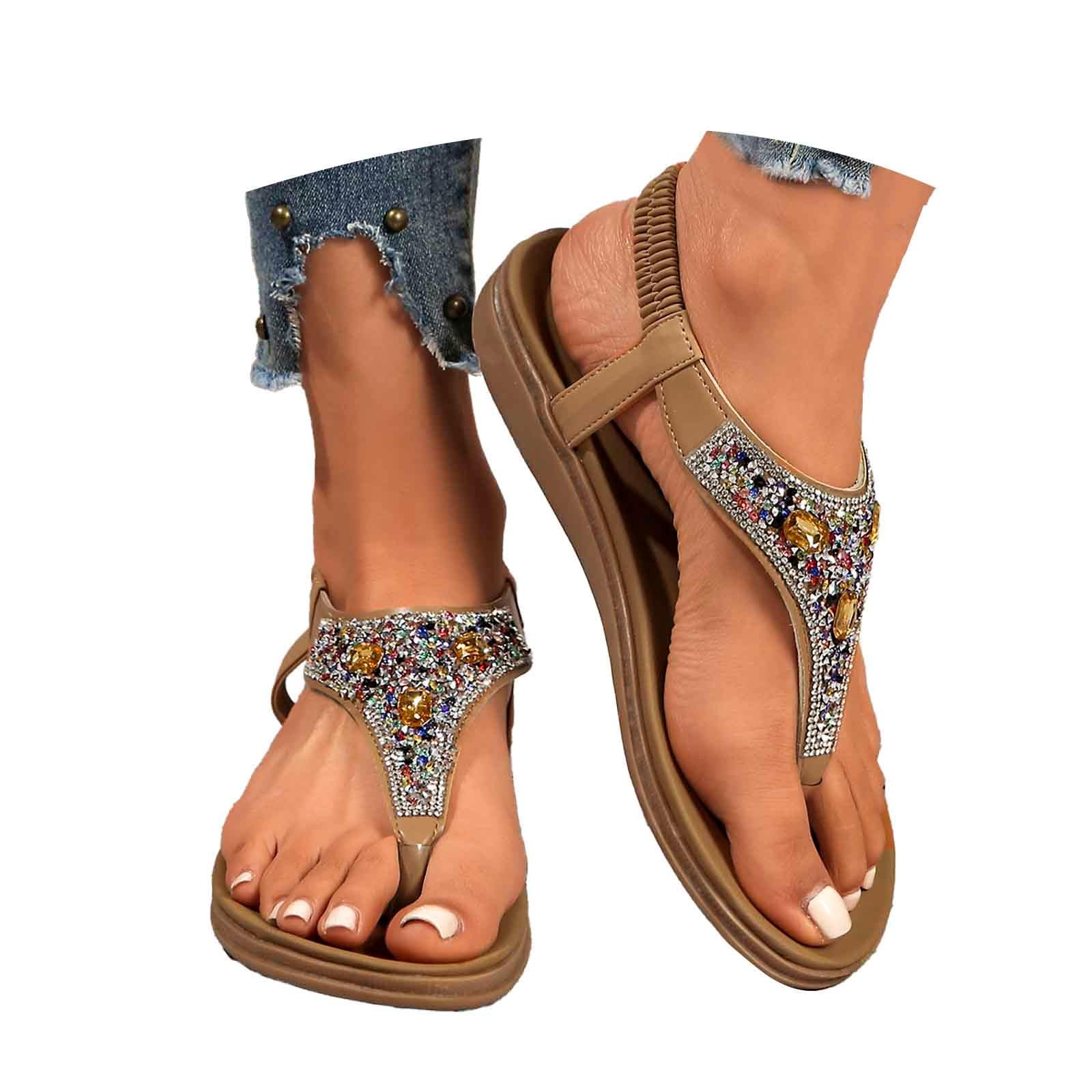 Chaussure confortable femmes arc pantoufles avec semelle anatomique compensée - 8