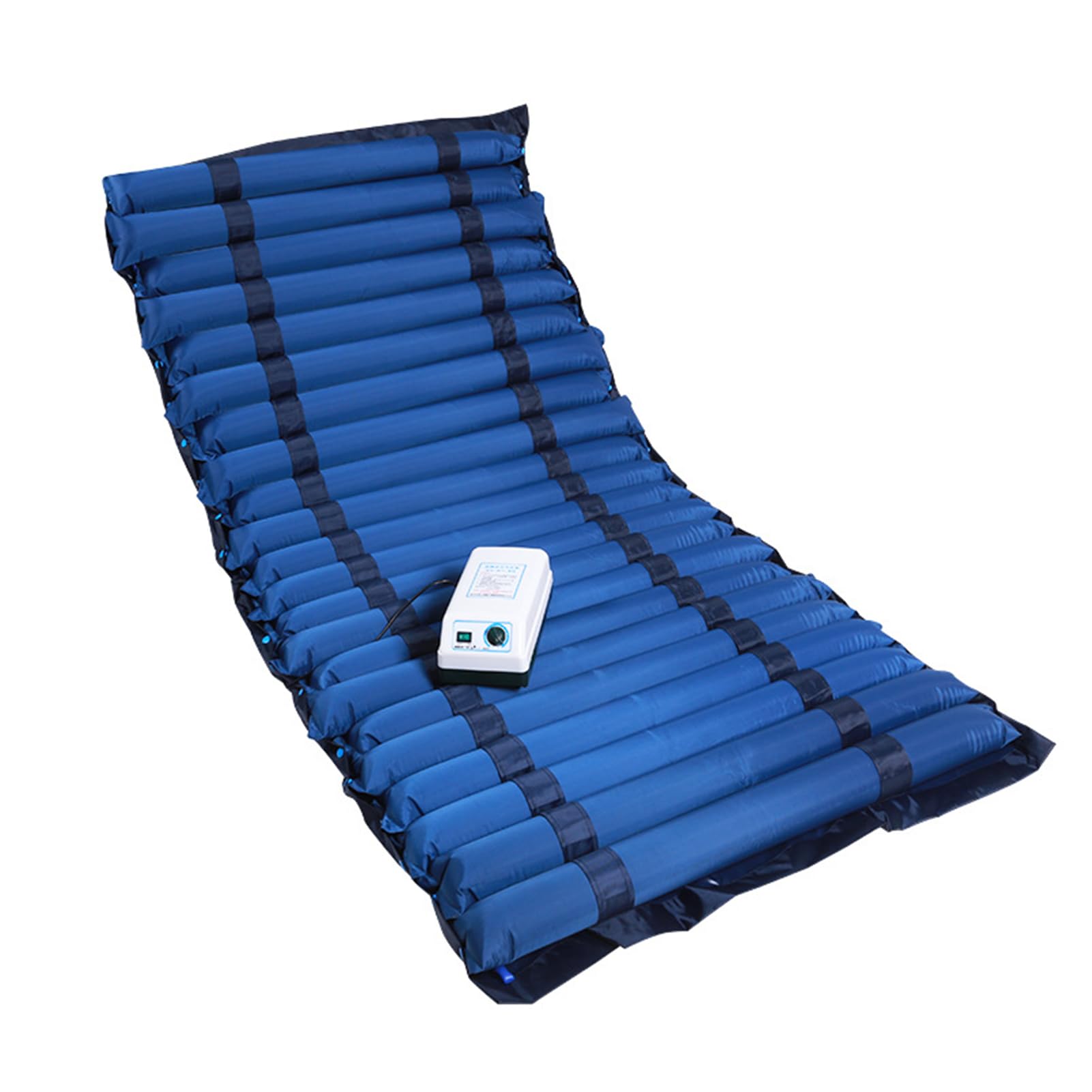 Materasso Antidecubito Gonfiabile con Compressore Regolabile,materasso antidecubito 22 Celle ad Aria Alternata Antidecubito con Regolazione per anziani per letto singolo (B)