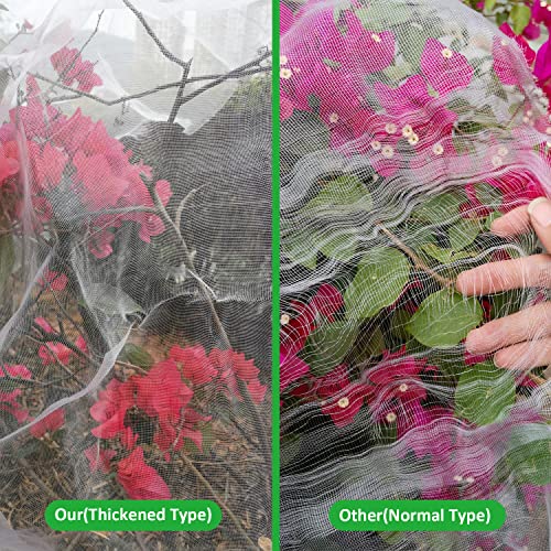 Toolifer Garden Netting, 10X33Ft Thickened Bird Netting Pest Barrier For Greenhouse Garden Bed Cover, Durable Garden Mesh Netting Row Cover Protect Plant Fruit Vegetable Flower Crop From Bird Pest #TOP5