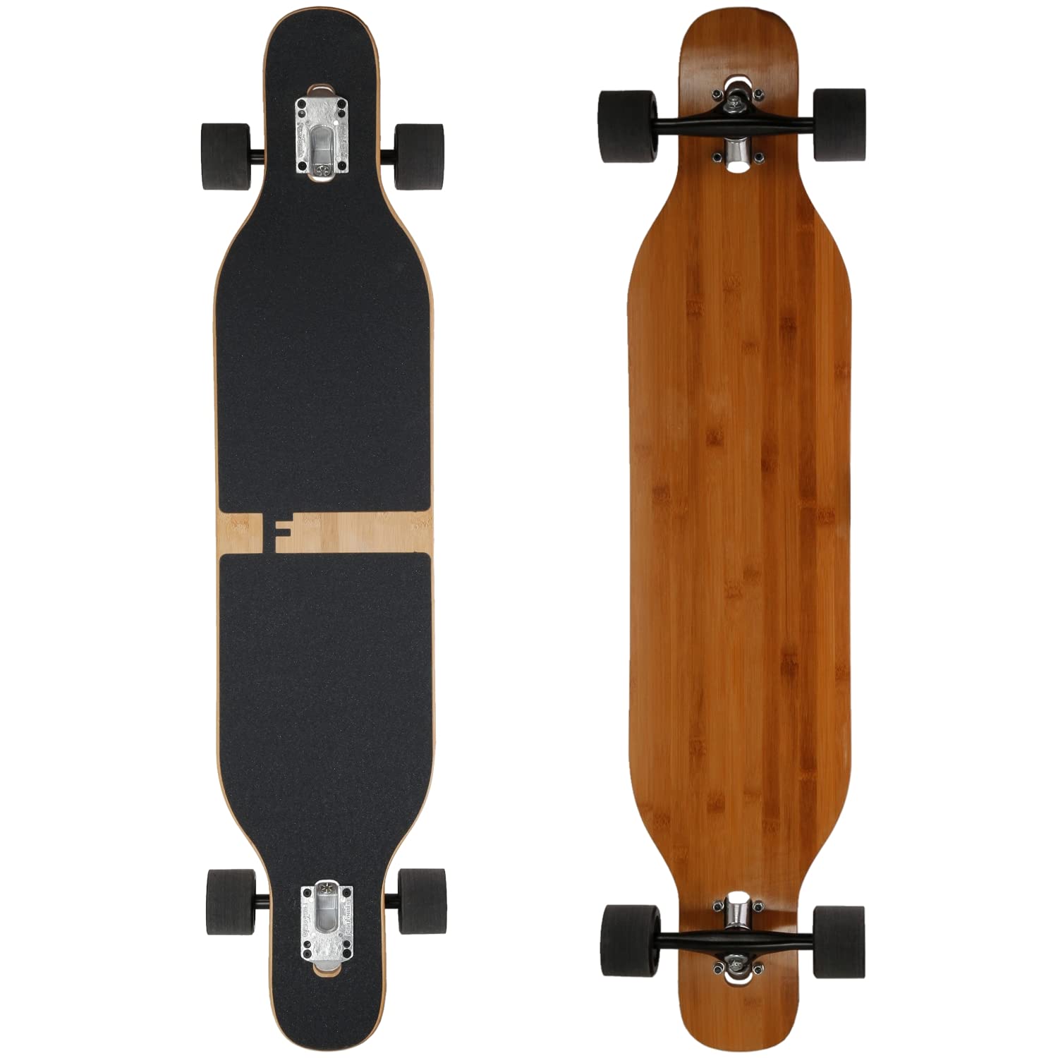 FunTomia Longboard Drop Through Cruiser 3 niveaux flexibles Roulement à billes Mach1 Speed