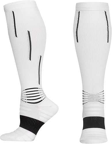 YIFVTFCK Graduated Compression Socks for Women &Men 20-30mmHg Knee High Medical Support Socks for Edema,Varicose Veins