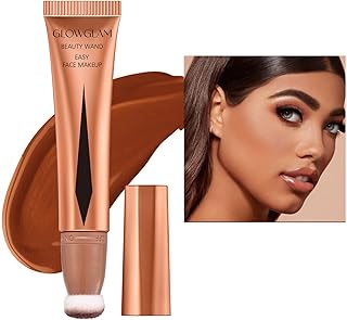 Liquid Contour, Contour Wand Stick Waterproof Lightweight Cream Contour Stick Face Contour Makeup Long Lasting Smooth Liquid Bronzer Natural-Looking