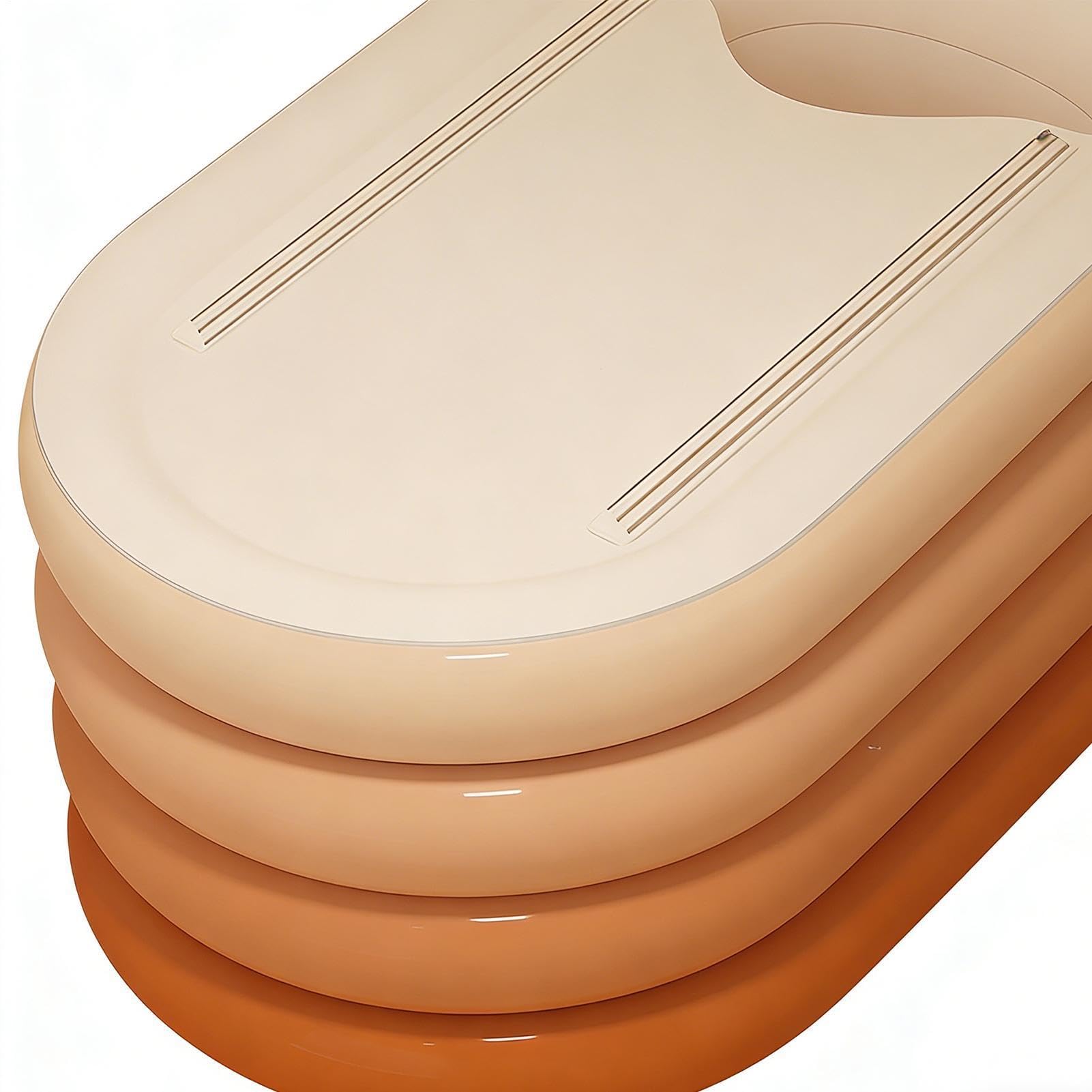 Vasca da Bagno Gonfiabile | Secchio per Doccia con Pompa a Pedale,Vasca Gonfiabile per Adulti,per Relax, Hotel, Appartamento