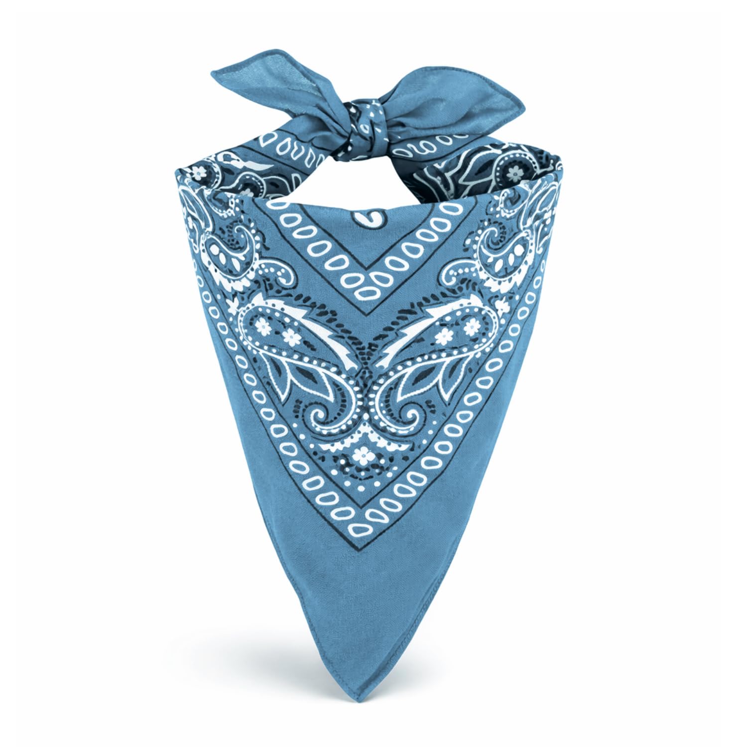 EUROXANTY Bandana 100% de algodón, Bandana con estampado Paisley, Pañuelo para hombre y mujer, Pañuelo para la cabeza, Unisex, 53 x 53 cm, 20 Colores Exclusivos