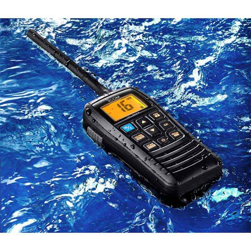 ICOM IC-M37E EMISORA PORTÁTIL Marina VHF IPX7-6W